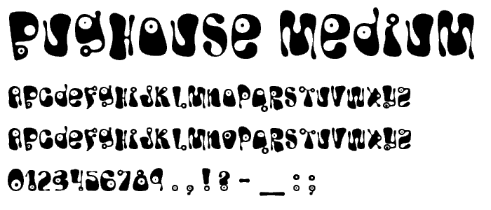 Bughouse Medium font